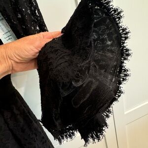 Black lace NUE by Shani bell cuff cocktail dress. NWT Size 8
